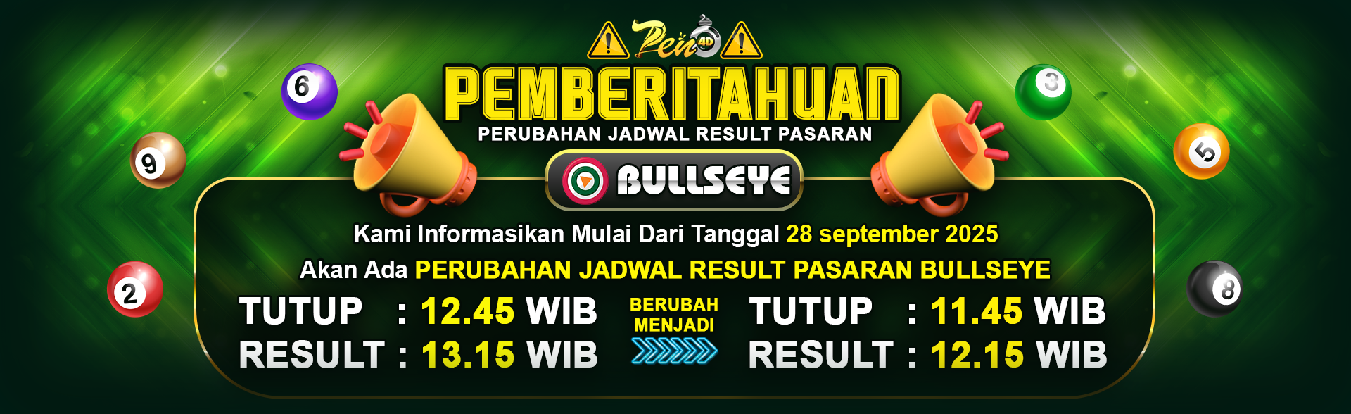 Perubahan Jadwal Result