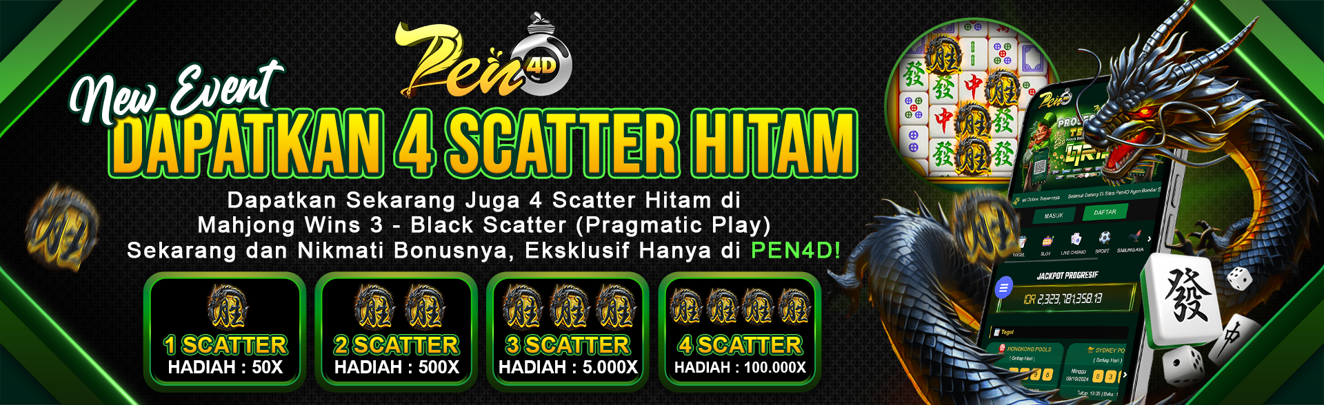 scatter hitam